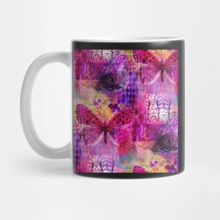 Butterflies Dream In Pink Mug